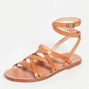 Steve Madden Meriai Tan Saddle Leather Gladiator Sandals Size 8 Great condition!